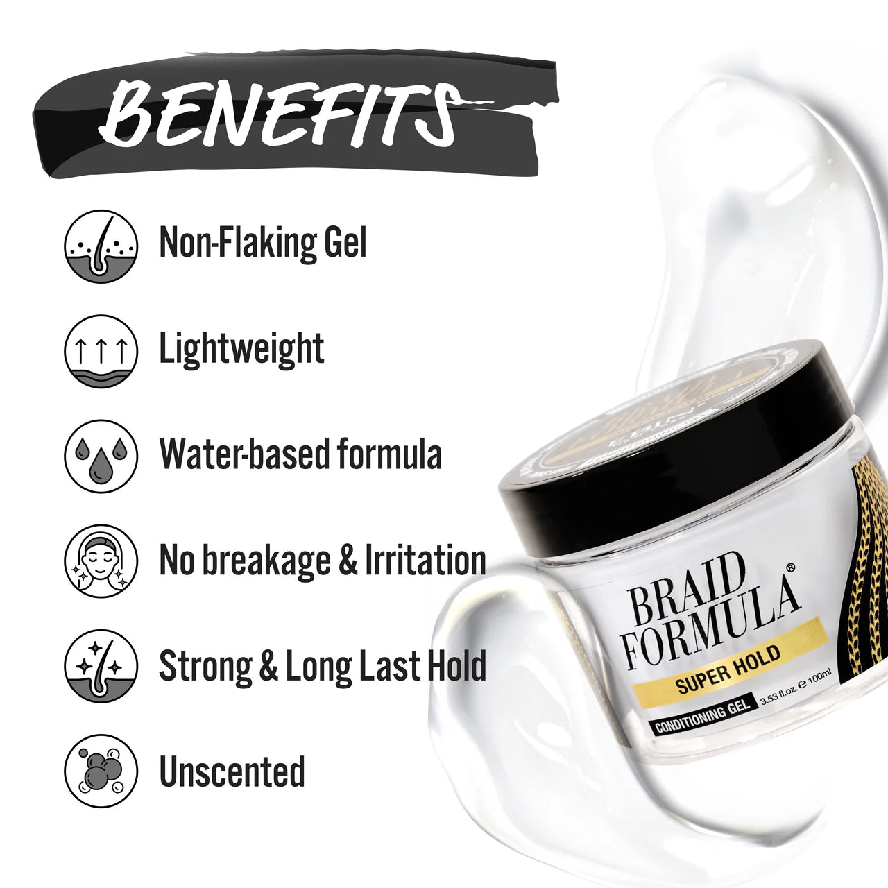 EBIN Braid Formula Conditioning Gel [Super Hold]