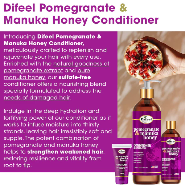 Difeel Pomegranate & Manuka Honey Sulfate Free Conditioner