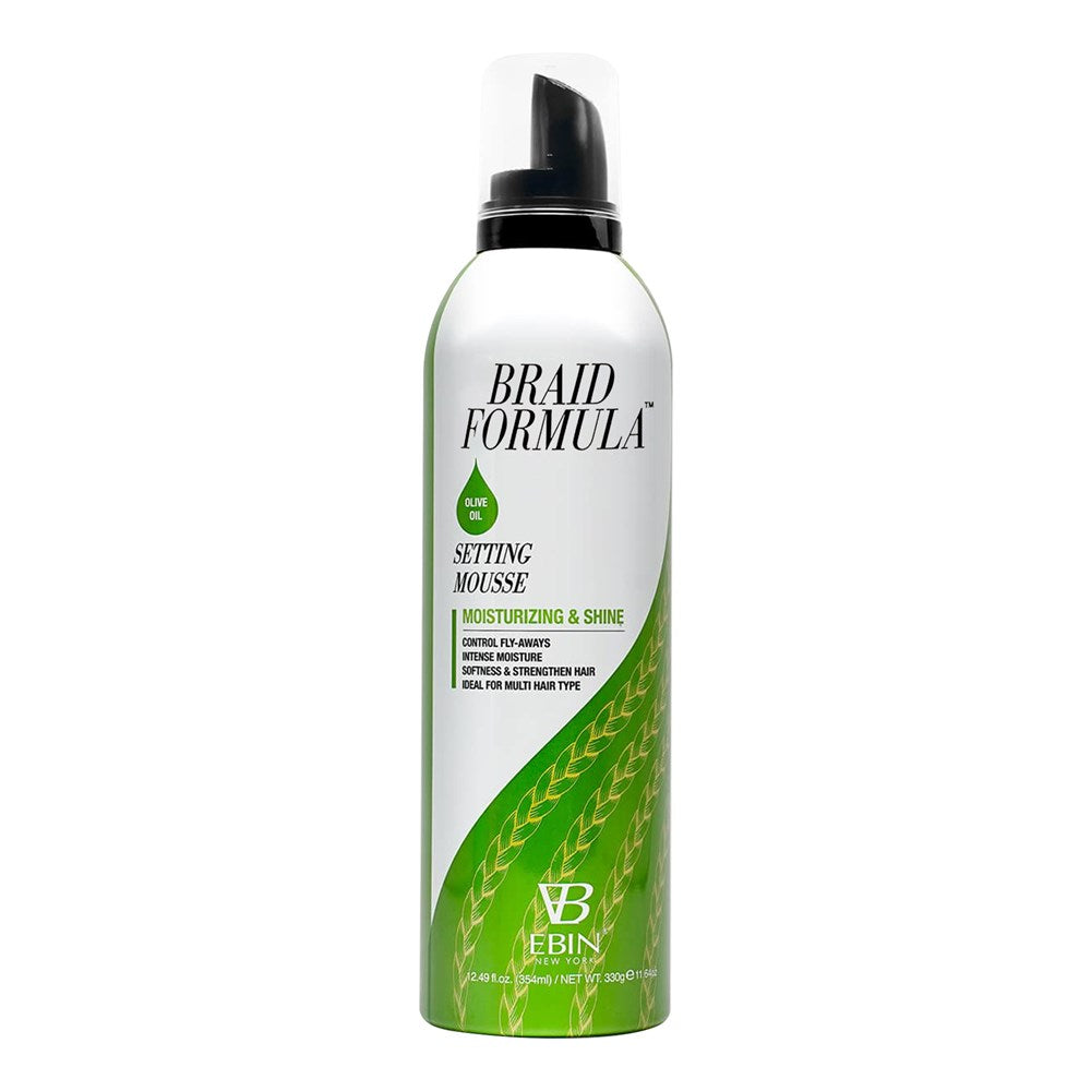 EBIN Braid Formula Lock'n Pomade Setting Mousse (12.49oz)