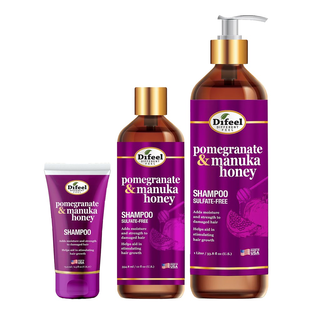 Difeel Pomegranate & Manuka Honey Sulfate Free Shampoo