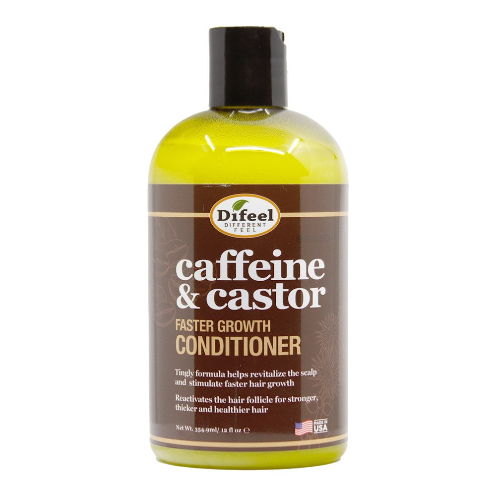 Difeel Caffeine & Castor Faster Growth Conditioner (12oz)