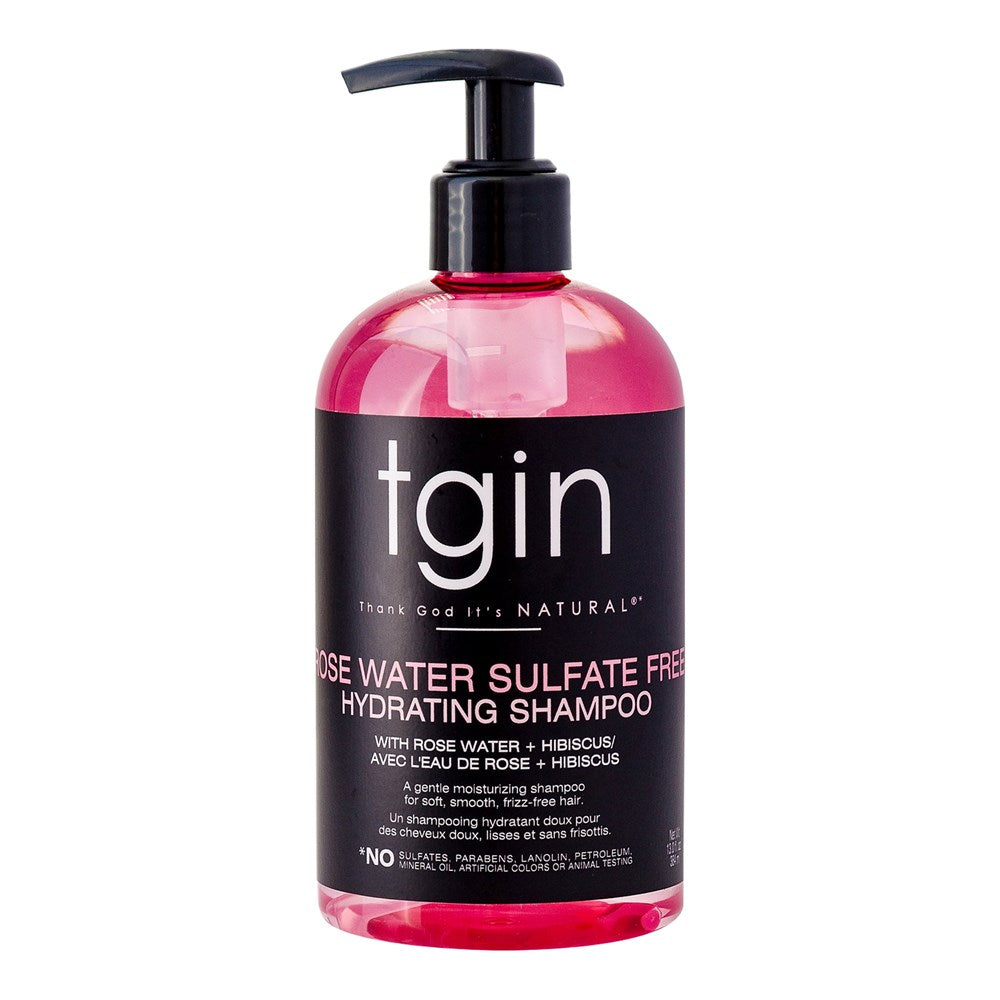 TGIN Rose Water Sulfate Free Hydrating Shampoo (13oz)